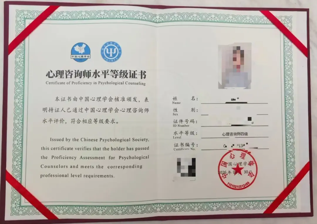 国家二级心理咨询师证书